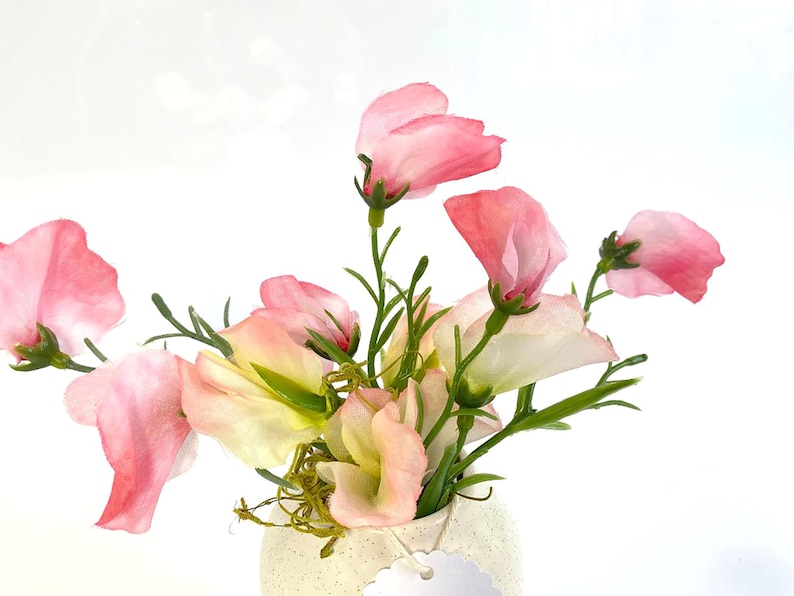 Birth Flower April, Sweet pea flower, Flower Arrangement, Birthday gift, birthday wishes, birth flower bouquet, birthday ideas image 2