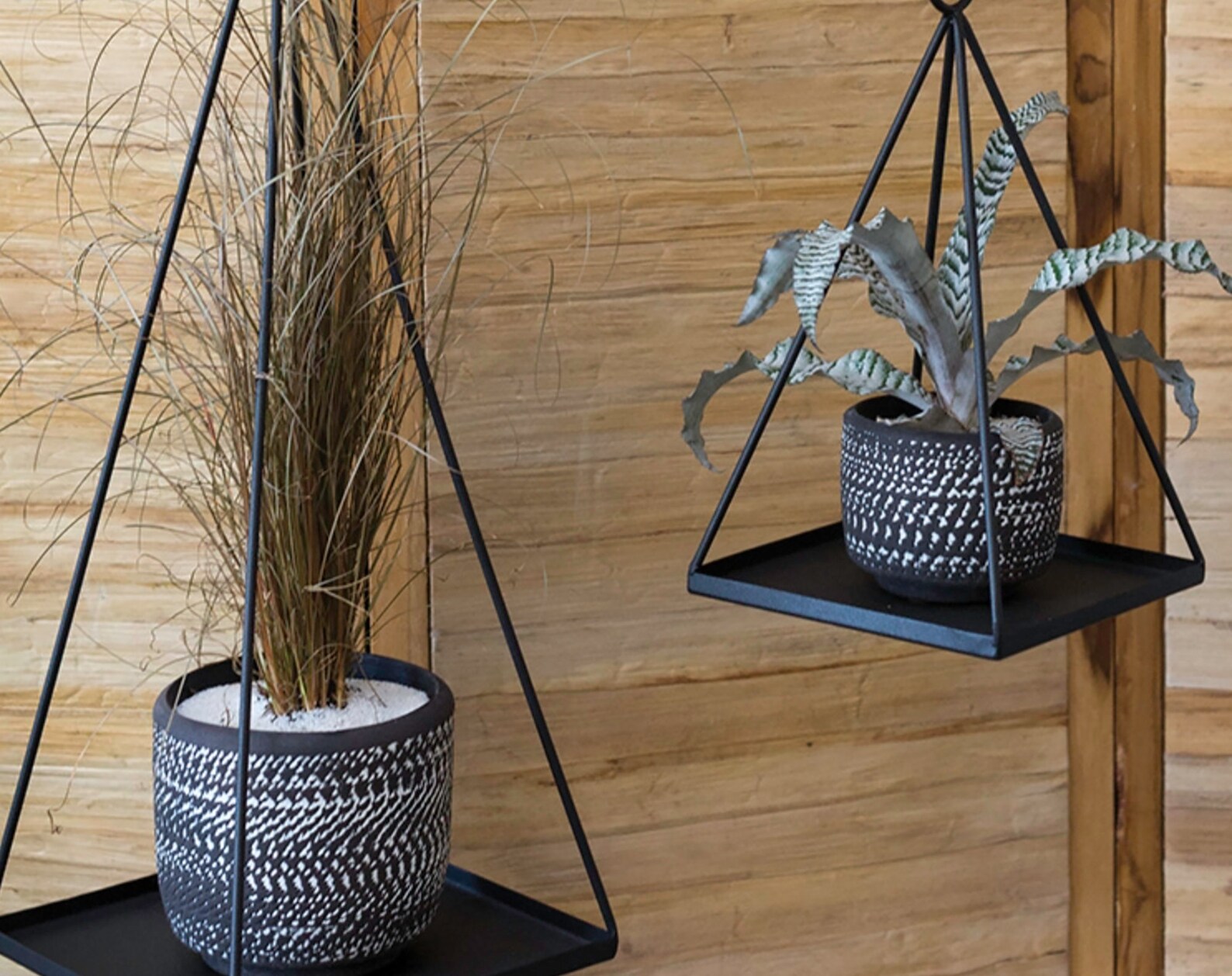 Black metal hanging basket Black hanging basket metal decor Etsy