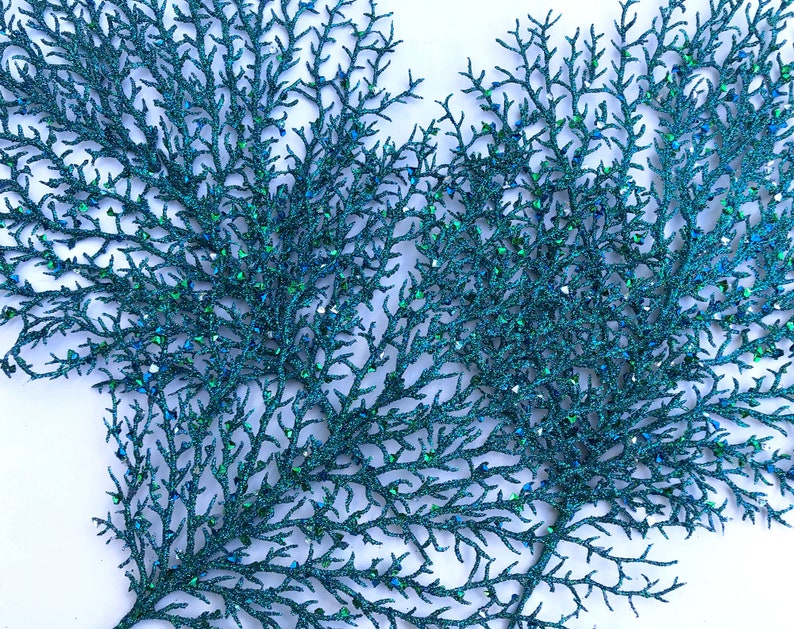 Sea fan coral 2 colors turquoise sea fan beach decor | Etsy