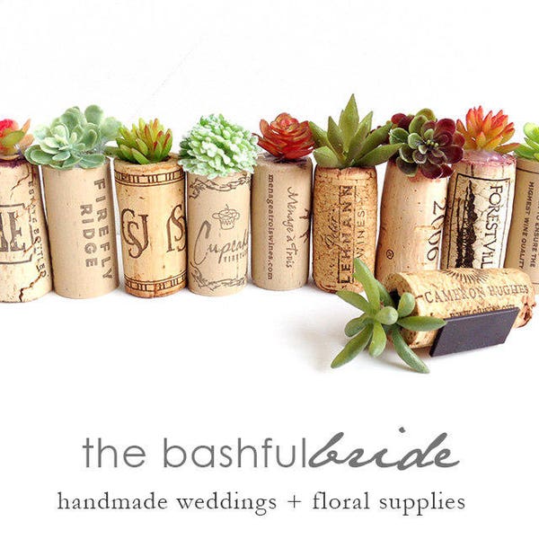 100 wedding favors, faux succulent favors, rustic wedding favor, plant favors, shower favor, cheap favor, farmhouse wedding, cork favors