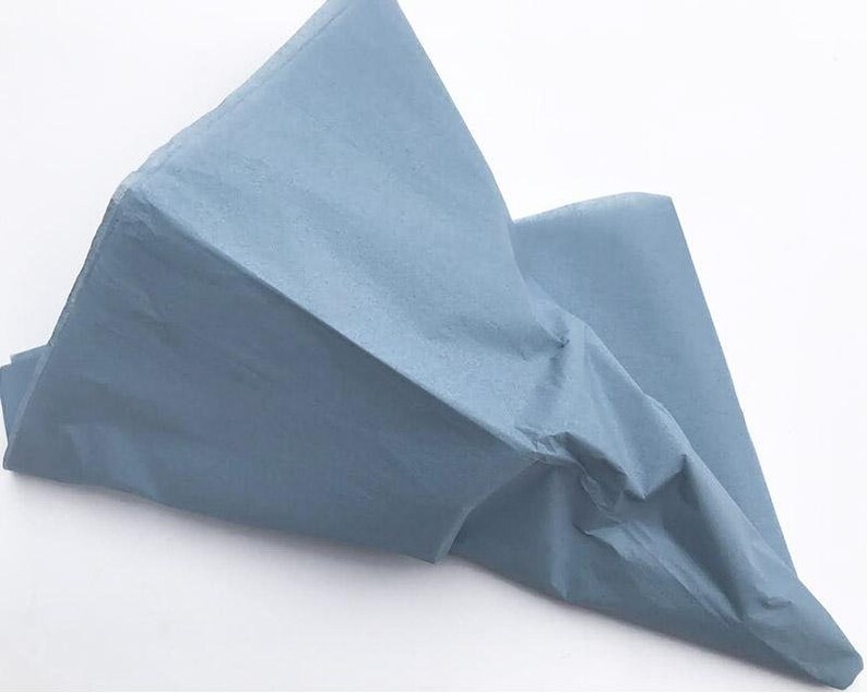 Smokey Antique Blue Tissue Paper Dusty Blue Antique Blue Etsy
