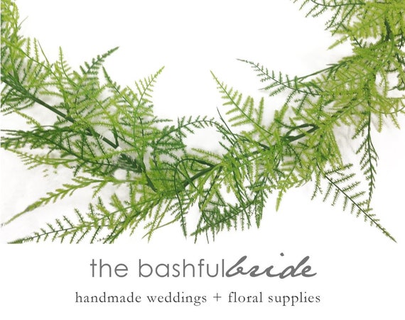 Fern Garland, Greenery Garland, Greenery Wedding, Asparagus Fern