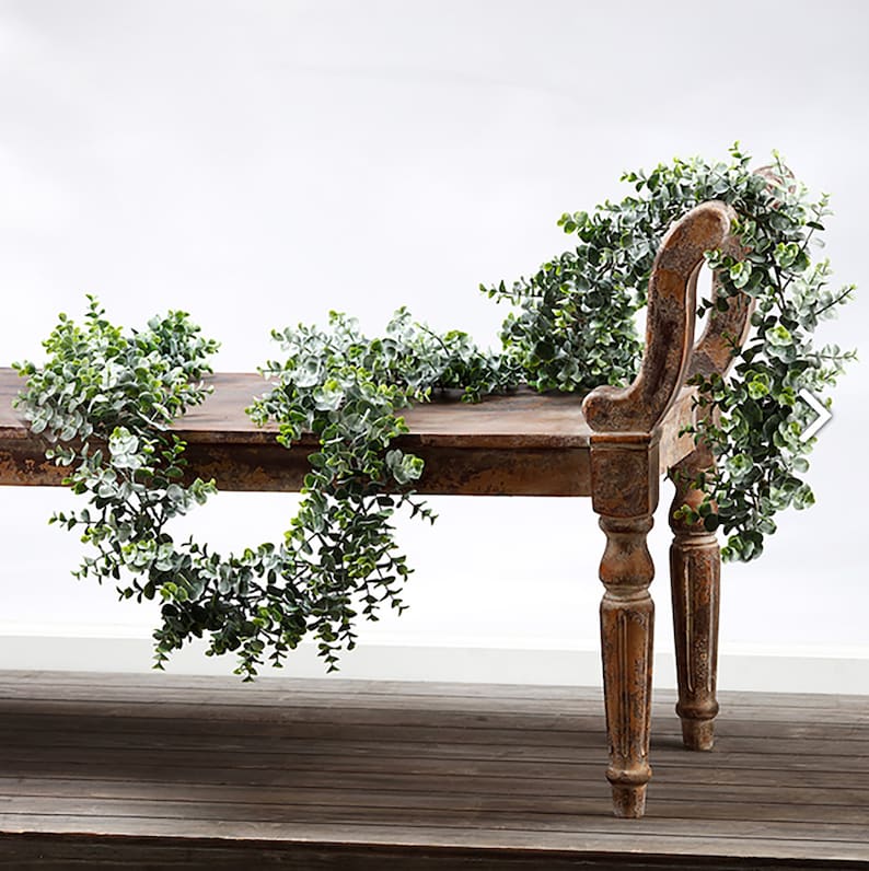 8foot Eucalyptus garland eucalyptus table runner mantle Etsy