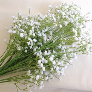 White Baby's Breath, Faux Babys Breath, Artificial, Baby's Breath ...