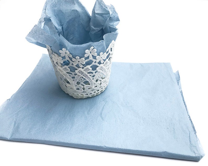 Smokey Antique Blue Tissue Paper Dusty Blue Antique Blue Etsy
