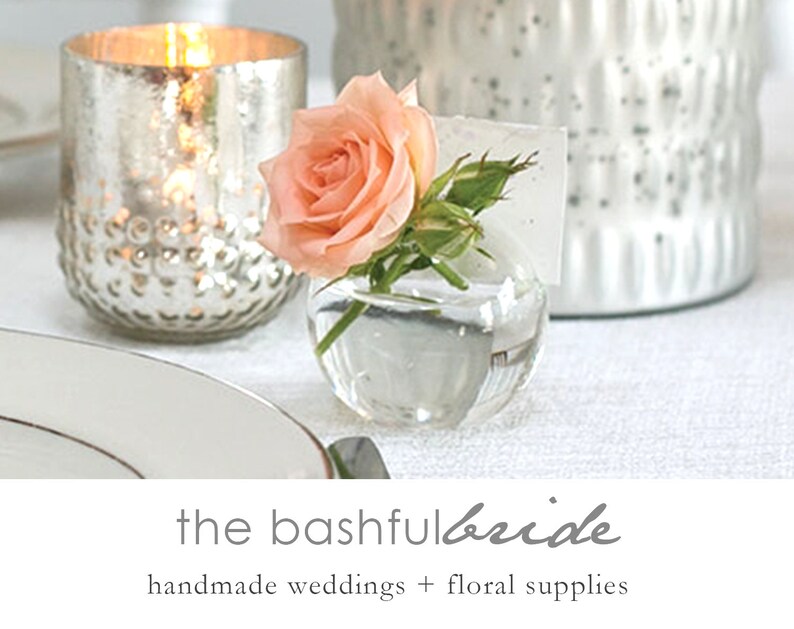 Place Card Holder Bud Vase Place Card Wedding Glass Place Etsy