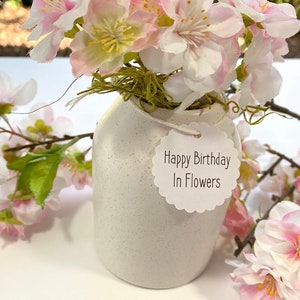 Birth Flower March, cherry blossom, Flower Arrangement, Birthay gift, birthday wishes, birth flower bouquet, birthday ideas. image 5