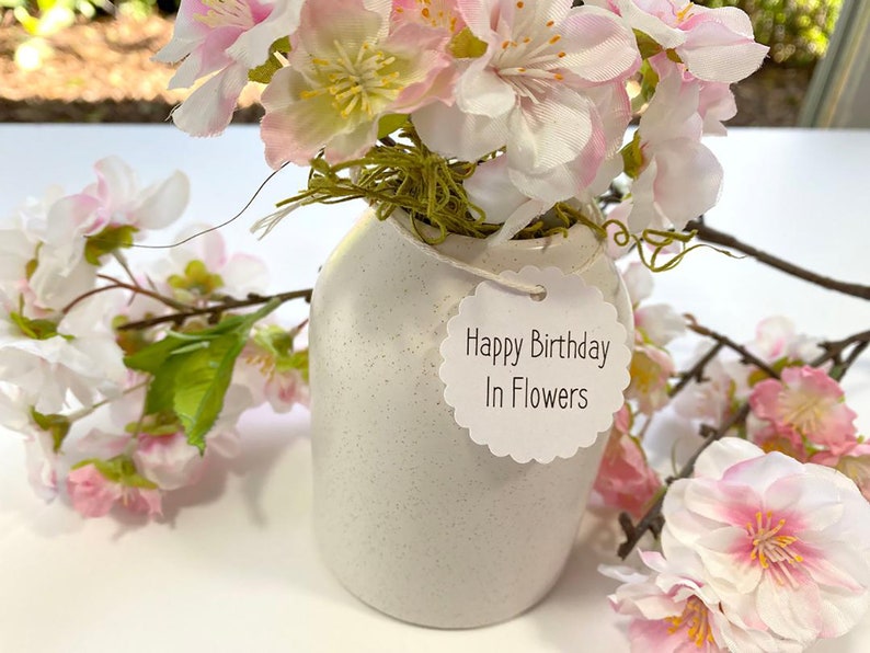 Birth Flower March, cherry blossom, Flower Arrangement, Birthay gift, birthday wishes, birth flower bouquet, birthday ideas. image 5