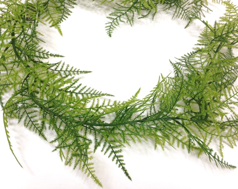 Asparagus Fern Garland Greenery Garland Greenery Wedding Etsy
