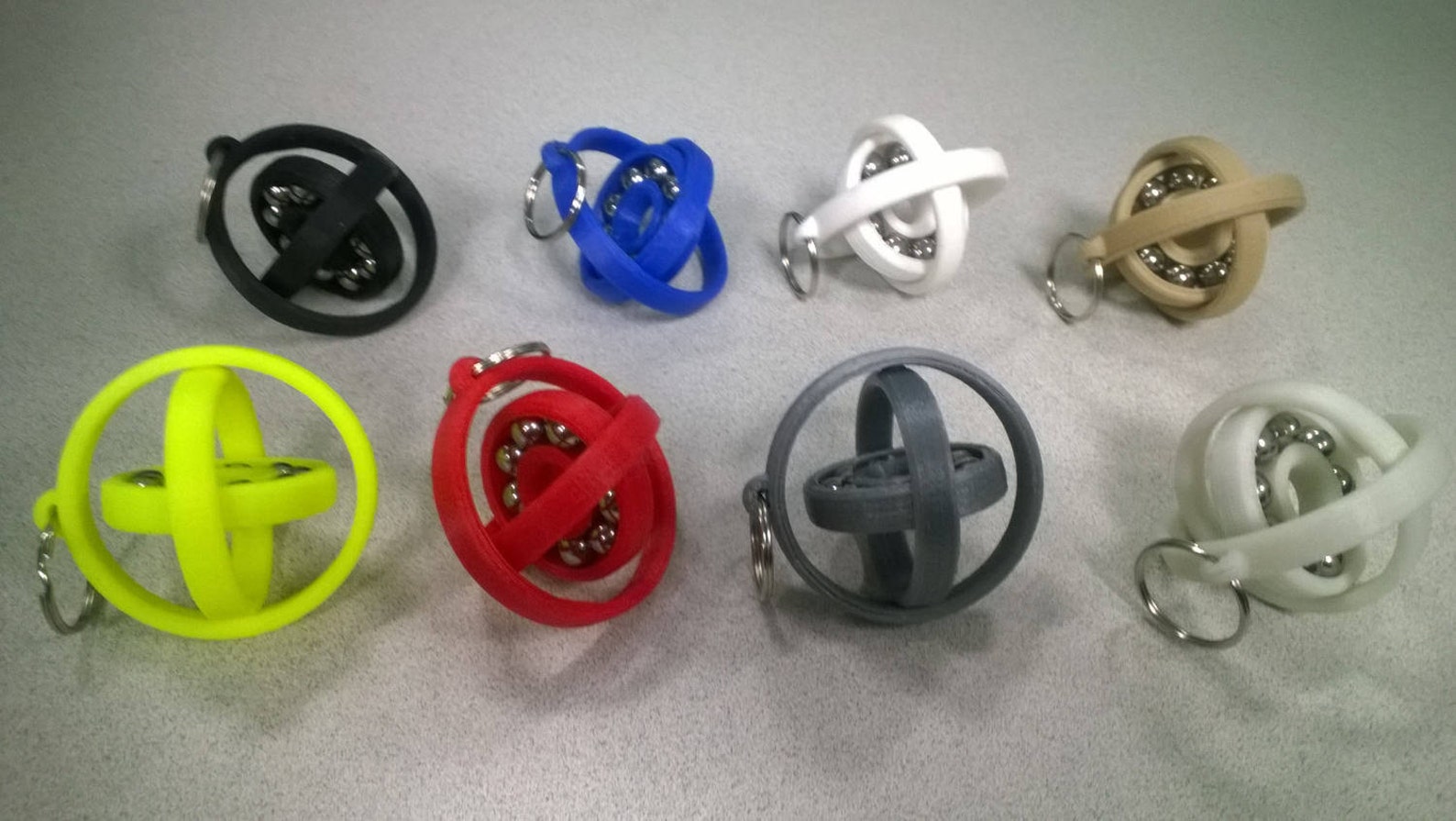 New GyroFidget Keychain Hand Spinner / Fidget Toy Etsy
