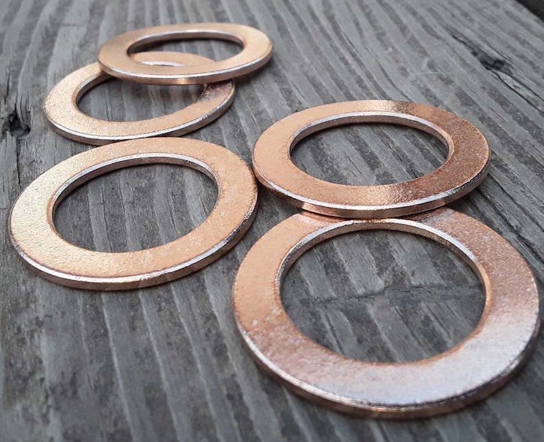 Bronze Washers 45 Word Metal Stamping Blanks 1.5 X Etsy