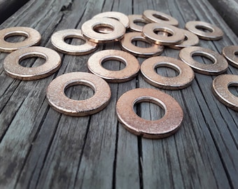 Rondelle per gioielli in bronzo anticato, 20 pezzi, realizzate negli Stati Uniti