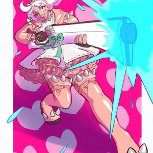 Guilty Gear Strive: Elphelt print