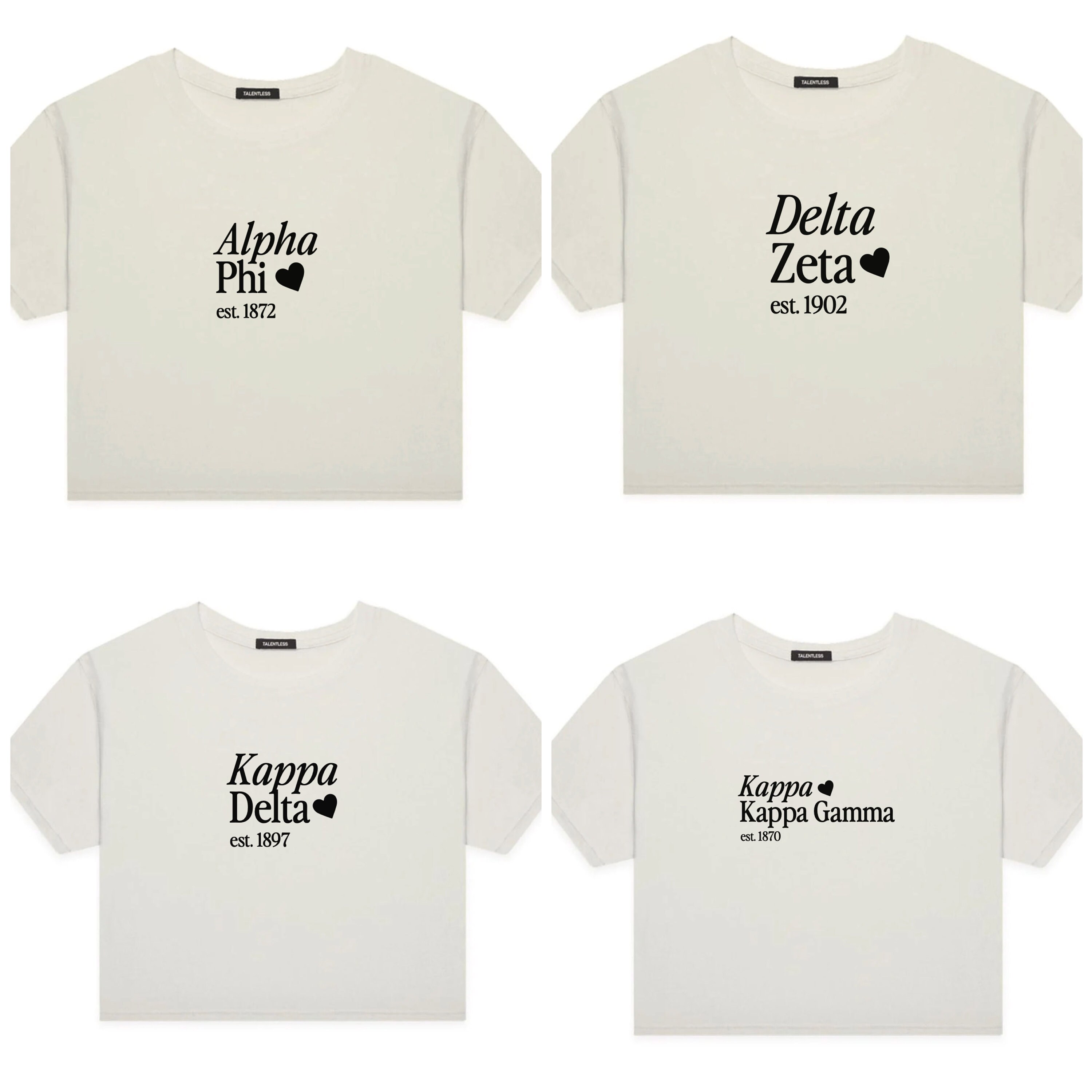 Custom Sorority Cropped Tee / Chi Omega Baby Tee / Zeta Tau Custom Sorority Cropped Tee / Chi Omega Baby Tee / Zeta Tau