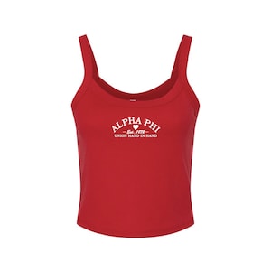 Sorority Tank Top / Chi Omega Star Shirt / Zeta Tau Alpha Shirt / Sorority Star Tank / Custom Star Tank Top / Sorority Top
