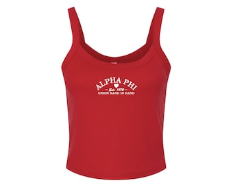 Sorority Tank Top / Chi Omega Star Shirt / Zeta Tau Alpha Shirt / Sorority Star Tank / Custom Star Tank Top / Sorority Top
