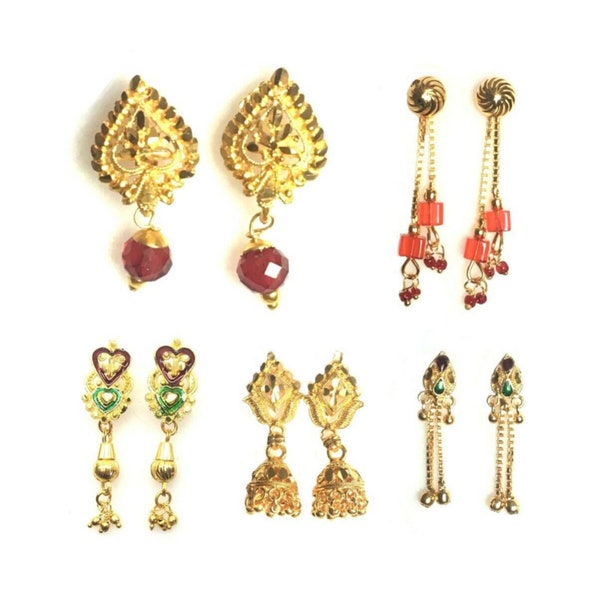 Jhumka Earrings - Etsy