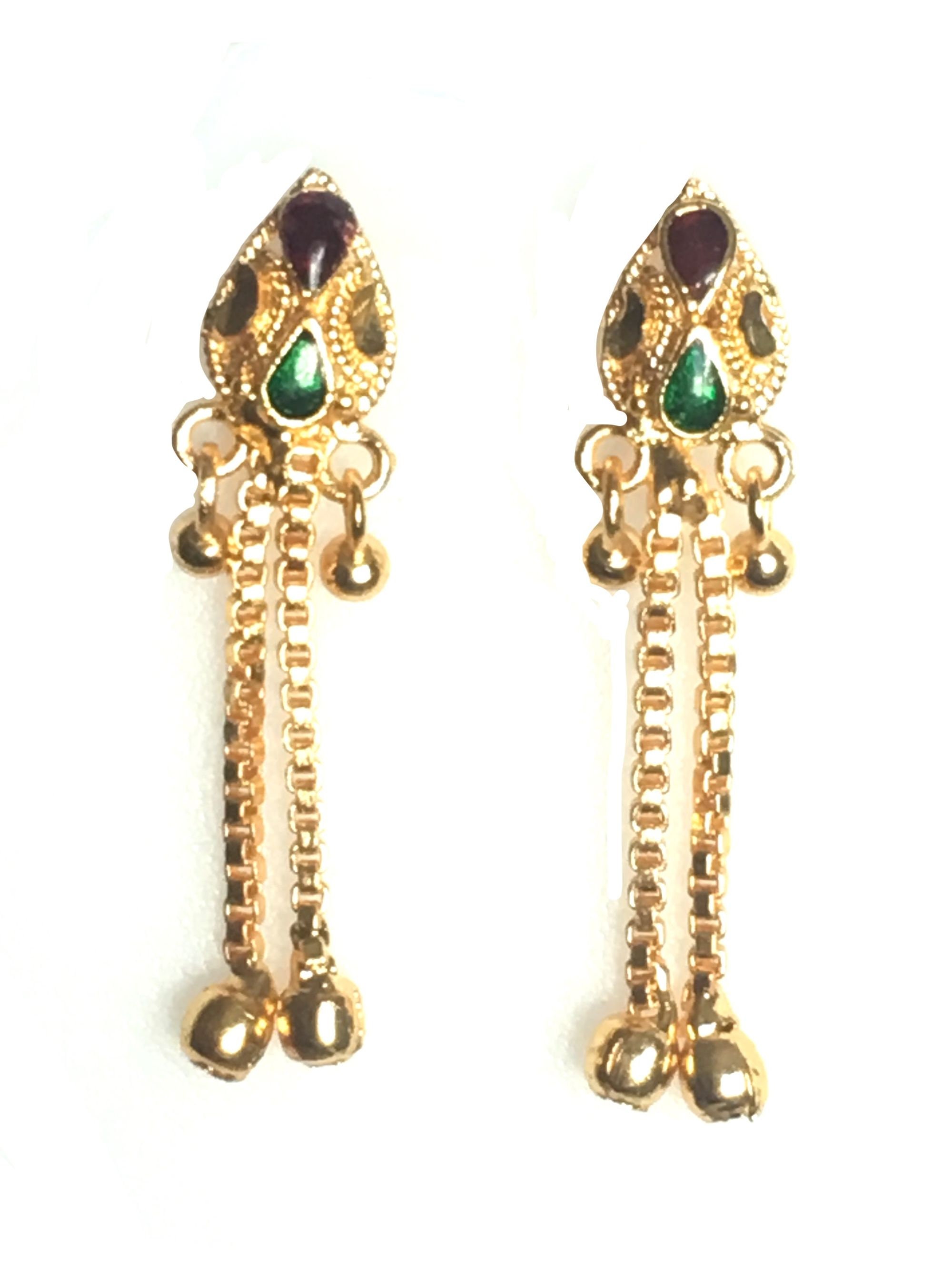 Indian Earrings Jhumka Indian Earrings Gold Indian Earrings UK Boho