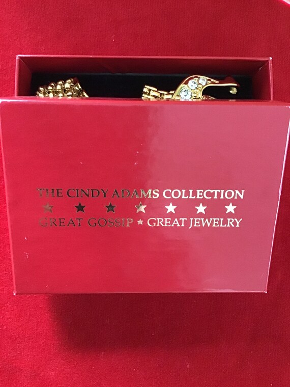 Vintage Cindy Adams Collection Gold Tone Buckle B… - image 6