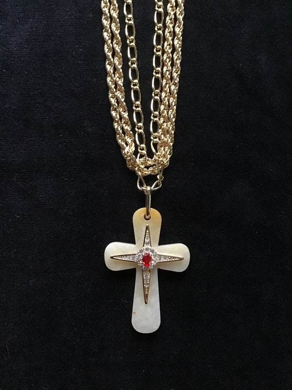Vintage JBK Convertible Cross Necklace