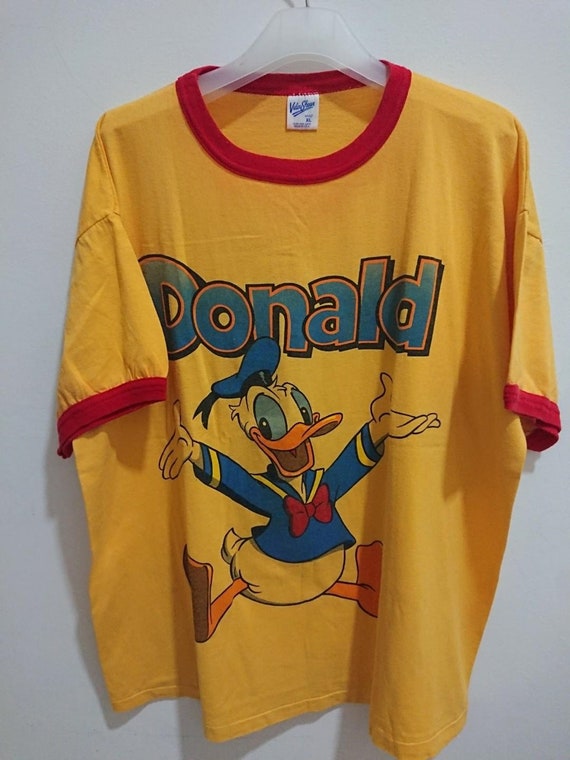 Vintage donald duck ringer t shirt size xl