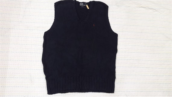 vintage POLO RALPH LAUREN vest jacket pullover M | Etsy