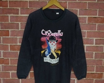 Cinderella Off shoulder top Shirt Tom Keifer Night Songs Rock XS-XL
