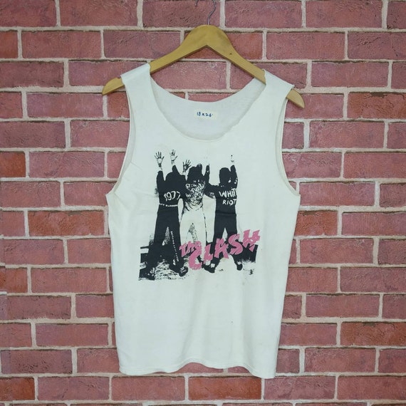 Vintage The Clash English Punk Rock Band Concert P