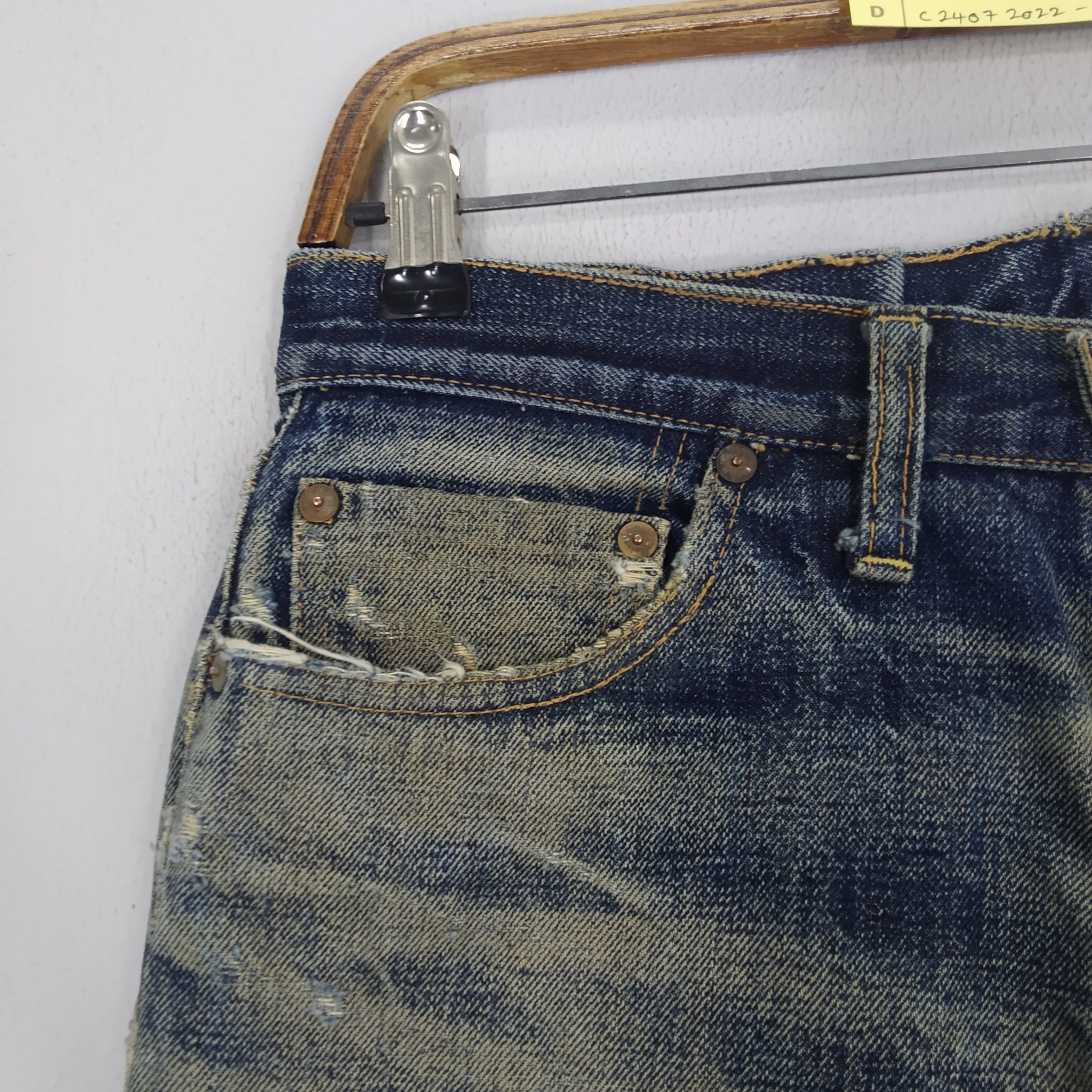Vintage 90s Denime Orizzonti Japan Denim Jeans Button Style Vintage 90s Denime Orizzonti Japan Denim Jeans Button Style