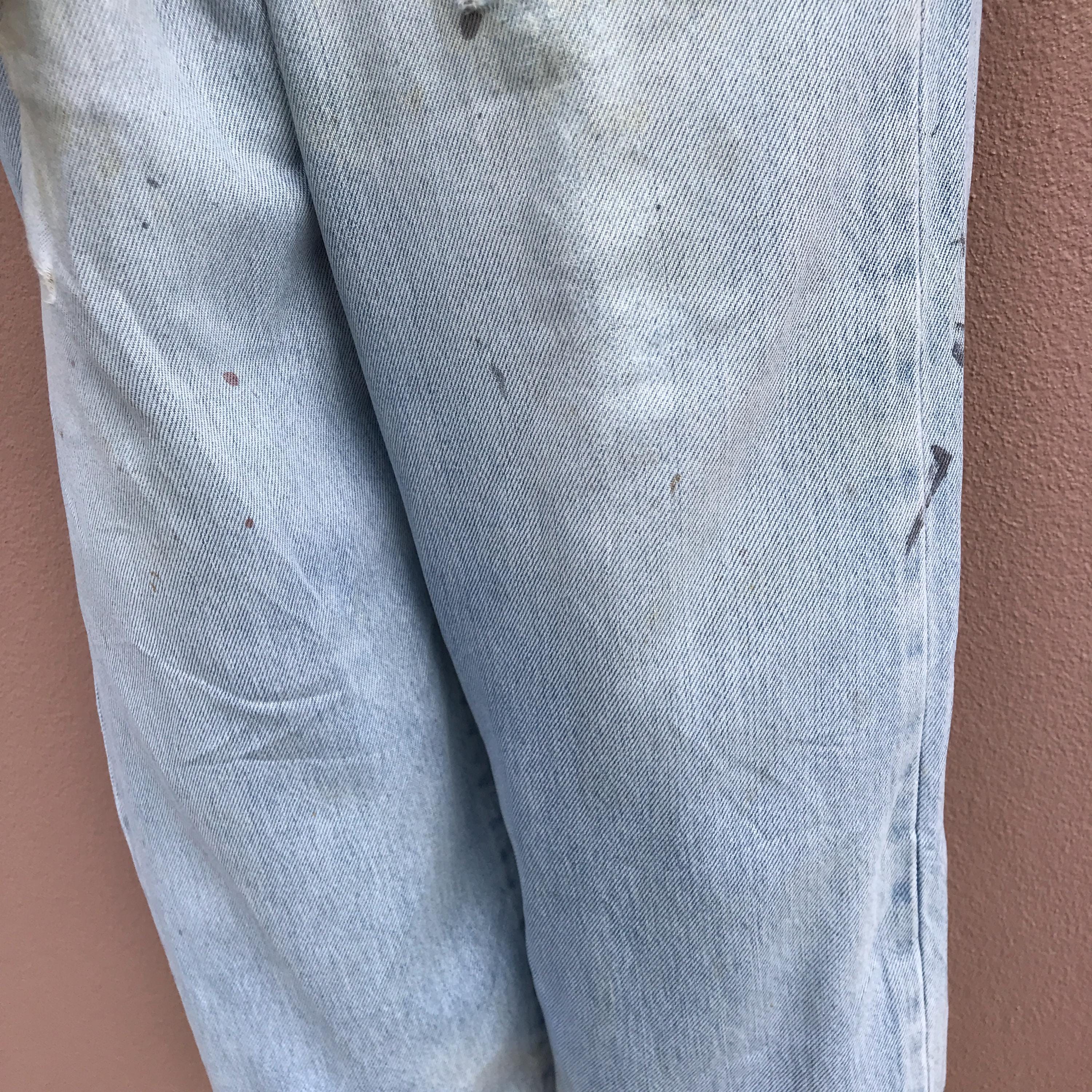 Vintage FICCE Jeans Japan Made Light Wash Denim Pants, 90s 