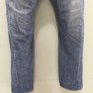 Vintage Levi's Engineered Wide Leg Indigo Denim Jeans Levi Strauss Tencel Baggy Skater Jeans Levi's Faded Blue Stone Washed Denim Jeans W36 image 8