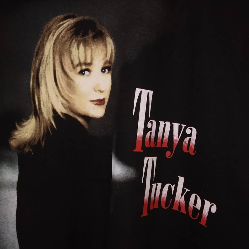 Vintage 90s Tanya Tucker Album Promo Tour Concert Country Music T-shirt medium size