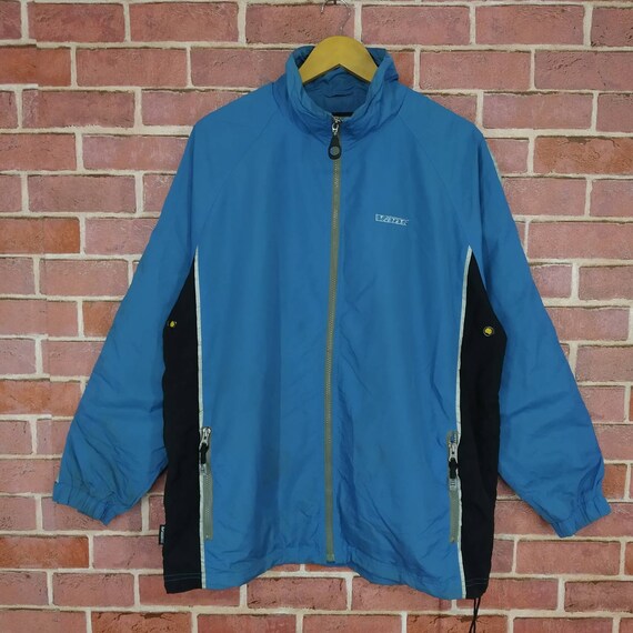 vans windbreaker blue