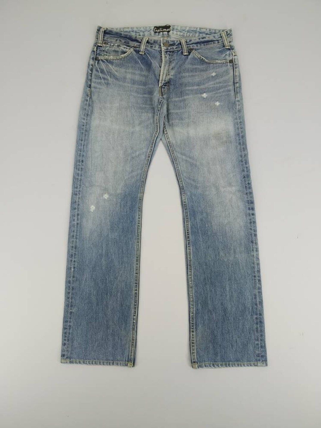 特別値下げ中★STONE ★デニム★サイズ33★USED★ビンテージ Size 33 Vintage Stone Wash Japan Denim Jeans Faded Blue Jeans