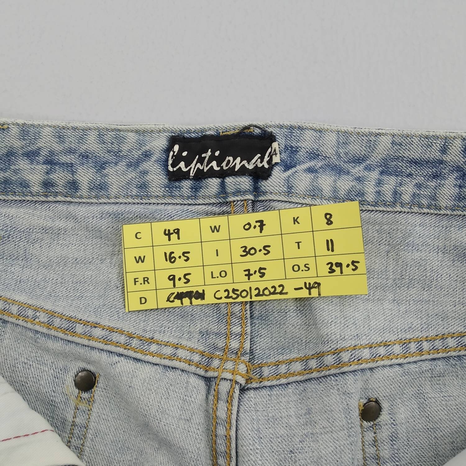 特別値下げ中★STONE ★デニム★サイズ33★USED★ビンテージ Size 33 Vintage Stone Wash Japan Denim Jeans Faded Blue Jeans