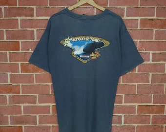 Maglietta promozionale vintage Gordon And Smith Surfer Beach Skate, taglia L