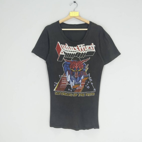 Vintage Judas Priest Defenders of the Faith Album Heavy Metal Band 