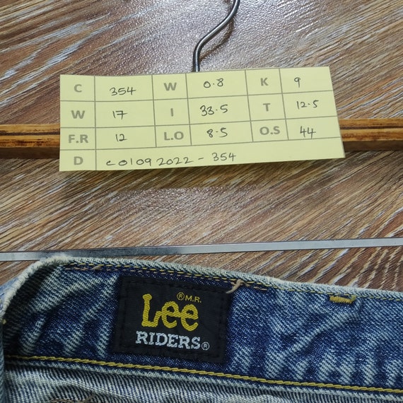 Vintage 90s Lee Riders Jeans Stonewash Denim Jean… - image 10