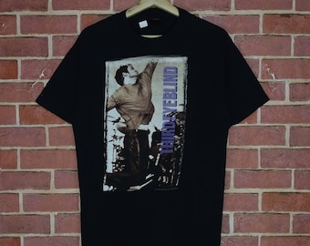 Vintage 90s Third Eye Blind Bonfire Tour 1998 American Rock Band Promo T-shirt Size M