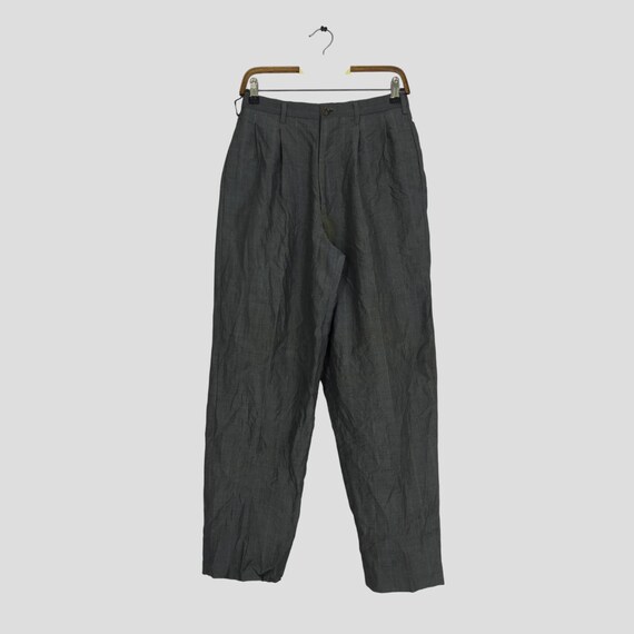 Size 29 Y's for Men Dark Gray Casual Pants Laine Wool Yohji
