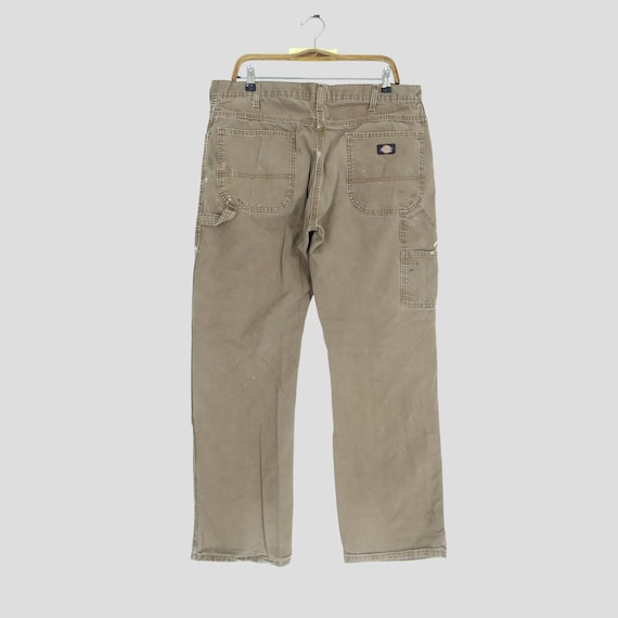 Vintage 90s Dickies Workwear Double Knee Duck Pants Dickies Paint 