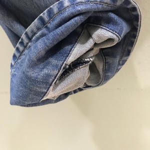 Vintage Levi's Engineered Wide Leg Indigo Denim Jeans Levi Strauss Tencel Baggy Skater Jeans Levi's Faded Blue Stone Washed Denim Jeans W36 image 3