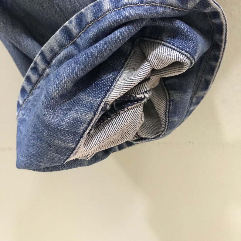 Vintage Levi's Engineered Wide Leg Indigo Denim Jeans Levi Strauss Tencel Baggy Skater Jeans Levi's Faded Blue Stone Washed Denim Jeans W36 image 3