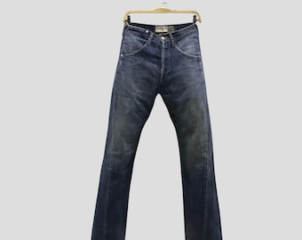 Vintage Levi's Engineered Jeans Loose Fit Wide Leg Twisted Seam Indigo Denim Trousers 90s Y2K Streetwear Baggy Jeans Flap Pocket Stonewashed