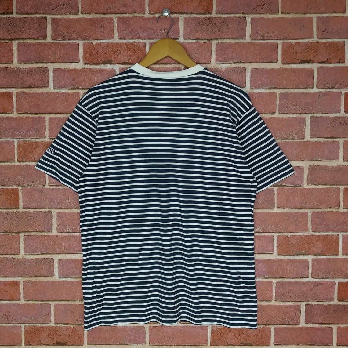 Rare Lacoste Sport Small Stripe T-shirt - Etsy