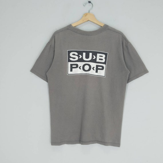 Vintage Sub Pop Grunge American Record Label Tshirt Sub Pop - Etsy