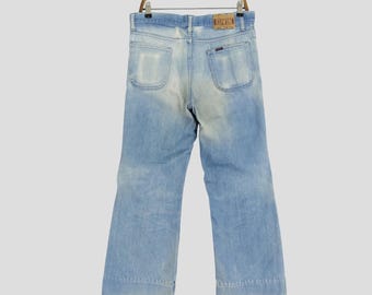 Vintage 90er Jahre Edwin Classic Stonewash Blau Baggy Jeans Edwin Japan Edwin USA Faded Denim Jeans Edwin Mom Jeans W33