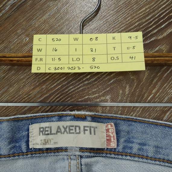 Size 32 Vintage Levi's 550 Relaxed Fit Denim Jean… - image 10