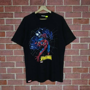 ヴィンテージ アメイジング スパイダーマン VS ヴェノム スーパーヒーロー マーベル 漫画映画 T シャツ サイズ L