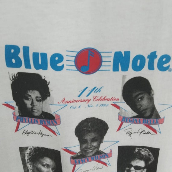 Vintage 90s Blue Note Jazz Music Anniversary T-sh… - image 3